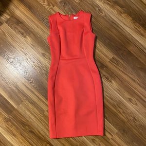 Calvin Klein Coral Pencil Dress